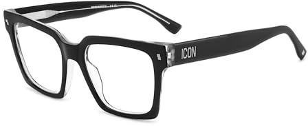 DSQUARED2 Damen Icon 0019 Sonnenbrille, Schwarz (Black Crystal), 50