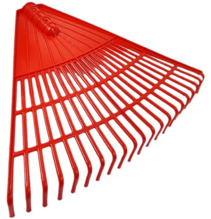 Toddmomy Grasrechen Laubharken Für Rasen Laubrechen Gartenbodenrechen Rasenplanierrechen Rechen Für Blätter Ersatzrechenkopf Gartenrechen Aus Metall Hof Rechen Plastik Künstlich Rot Strauch