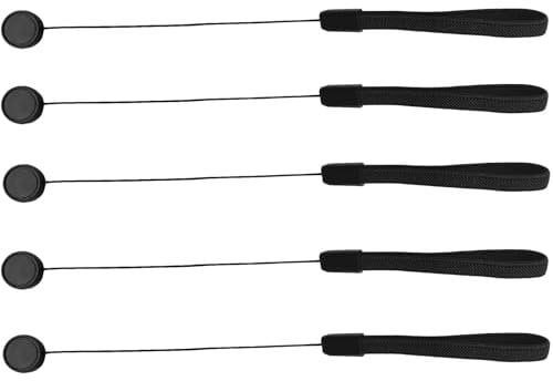 5 Pcs Lens Cap Keeper,Camera Lens Cover Leash for Sony A6700 A6600 A6500 A6400 A6300 A6100 A6000 A5100 ZV-E10 ZV-E1 A7C II A7CR A7 A7II A7III A7IV A7R A7RII A7RIII A7RIV A7RV A7S II III A1,Hxdzieory