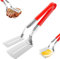 HOTUT Spatule en Acier Inoxydable 2 en 1, Spatule à œufs à Crêpes Multifonction, Spatule de Cuisine en Acier Inoxydable, Polyvalente Ustensiles de Cuisine pour Pain Omelette Crêpes Toasts
