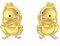 HARMONY BOLA Gold Enten Ohrringe für Mädchen Sterlingsilber Niedliche Hypoallergene Enten Ohrstecker Schmuck Geburtstagsgeschenke für Tochter