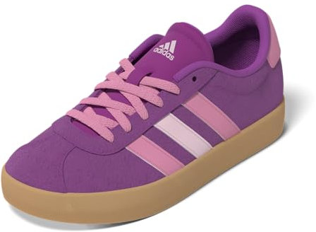 adidas Sneaker VL Court 3.0 per neonati, Rosa flash/Bliss Pink/Rosa trasparente, 7 Toddler