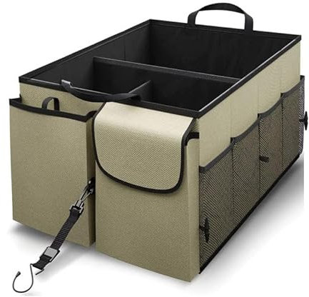 FelEa Kofferraum Organizer, Für VW Golf 7 Travel Kofferraumtasche Faltbar, Multifunktionellem Auto Faltbox, Auto Kofferraum Organizer, Camping, Picknick, Einkaufenf,B