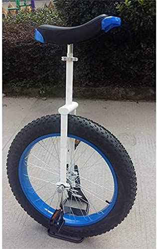 Einrad Einrad 20/24 Zoll Rad Einräder für Kinder Erwachsene Anfänger Teenager, Bequemer Sattel Einradsitz Stahlgabelrahmen Gummi-Mountainbike-Reifen für Unisex-Fahrrad Balance Ride Road Sports Outdo