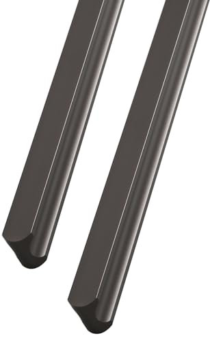 2 Packs Drawer Pulls Wardrobe Handles Cabinet Door Knob Kitchen Cupboard Handles,Door Ring Aluminum Alloy Profile Door Levers for Dresser,Bathroom,comfortable grip (Hole Pitch 96mm,Dark Grey)