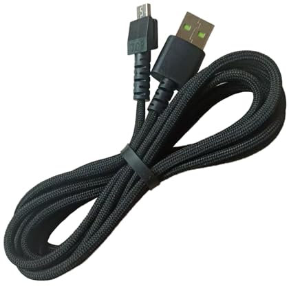YBSCJHGR Wireless Mouse Charging Cable Compatible with Razer Naga Pro, DeathAdder V2 Pro, Viper Ultimate, Mamba Wireless Mouse USB Charger Cord