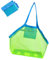 Bolsa de Playa de Malla Gran Bolsa Juguetes Playa Malla Verde Bolsa Malla Playa Juguetes para Piscina Playa Viajes Aire Libre Natación Toallas (Verde)