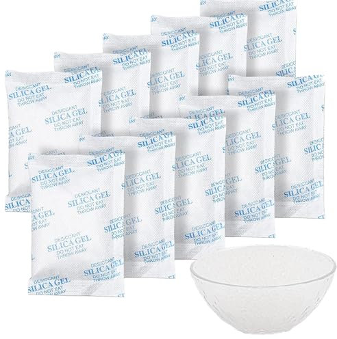 Caiyloxn 20 Stück 20g Silicagel Beutel Silica Gel Beutel Silicagel Trockenmittel Lebensmittelqualität Luftentfeuchter Feuchtigkeits Absorber Entfernt