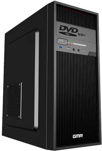 Ultra Max Intel i7 PC - Computer für Büro & Home Office Komplett mit 24 Zoll HD-Monitor, Tastatur & Maus | 32GB Arbeitsspeicher - 512GB SSD - DVD+RW - USB3.0 - WiFi und Bluetooth - Win 11 Pro