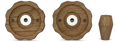 KRONENSCHLUSS Barista - Made in Germany Handle Set | Rocket Appartamento TCA | Oak Wood