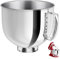 GAOZAILI 5QT - Ciotola in acciaio inox 304, adatta per forno, compatibile con serie Artisan/Classic (KSM150/K45SS/KSM75), accessori per mescolare pane/impasti lavabili in lavastoviglie