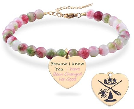 Wicked the Musical Stone Beads Armband Geschenke für Frauen Schwester Freundschaft BFF Geschenke für die beste Freundin