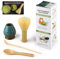 Matcha Kit 4 pezzi Matcha Set, Kit Matcha, include frusta Matcha in resina, cucchiaio tradizionale, cucchiaio da tè, supporto per frusta Matcha, il set perfetto per preparare una tazza, Blu sfumato