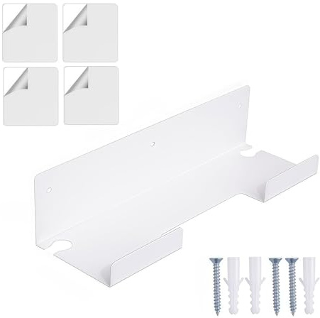 Mbiyhgta Curling Iron Holder | Acrylic Wall Mount Storage Rack,Hair Straightener Holder Wall Mount | for Dresser Makeup Salon Vanity Cabinet Sink Travel Bathroom