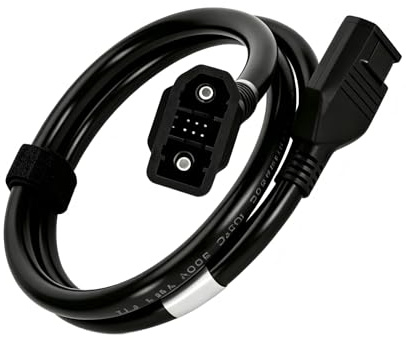 XT150 Verlängerungskabel, Kompatibel mit EcoFlow Delta 2/2 Max/Max/3/3 Plus/3 1500 & Wave 2/Wave 3 Klimaanlage, Hochwertiges Kupferkern Stromkabel Male-zu-Male, Outdoor Camping Notstrom Kabel (5m)