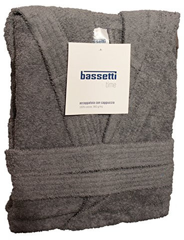 Bassetti Accappatoio, Cotone, Grigio 1720, XL