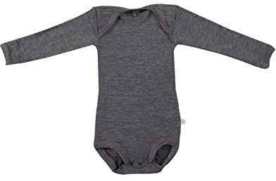 Dilling Baby Langarm Body aus 100% BIO-Merinowolle