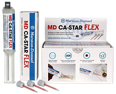 6x Marston-Domsel MD CA-STAR FLEX 2K 10g Kartusche - bleibt flexibel