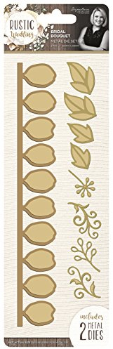 Sara Signature Bridal Bouquet Rustic Wedding Metal Die, Silver, 28.8 x 10.8 x 0.3 cm
