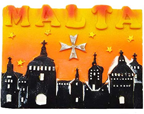 3D-Kühlschrankmagnet, Malta-Souvenir-Aufkleber, Souvenir, Heim- und Küchendekoration, Malta-Kühlschrankmagnet