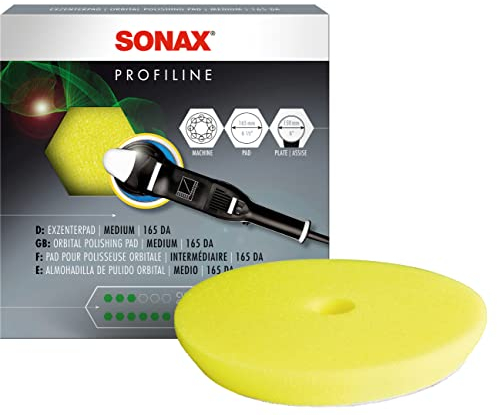 SONAX ExzenterPad medium 165 DA (1 Stück) Verwendung im letzten Arbeitsschritt zum Hochglanzfinish | Art-Nr. 04935000