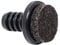 Adsamm® / 32 x Lamellenstopfen mit Filz/Schwarz/ø 8-9 mm/Rund/Möbelgleiter für Stahlrohrstühle/Endkappen für Rund-Rohre