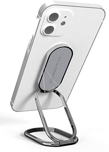 VAWcornic Handy Ring Handy Fingerhalter - 540° Doppelt Gerichteter Drehbarer Handy Ständer Handy Halter Universal Ring Halterung Ringhalter Handyhalterung für iPhone iPad Samsung und mehr (Dunkelgrau)