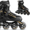 Movino Inline Skates | Cruzer B2 | Verstellbare Rollschuhe | Damen Mädchen Jungen Inliner | Inliner für Erwachsene | Inline Skates mit großen Rädern 76 mm | Inliner
