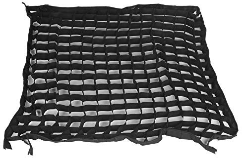 Mxzzand 80x80cm Nid d'abeille Grille Softbox Grille Maille Softbox Attaches Crochet et Boucle Doublure pour la Photographie
