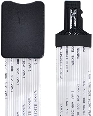 xiwai Micro-SD TF Speicherkarten-Kit Stecker auf TF-Buchse Verlängerung Weiche Flache FPC-Kabelverlängerung 25cm