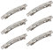 Craftdady 20 Stück Rohlinge Französische Haarspangen aus Eisen, 97 mm lang, Platin, große Clips für DIY-Haarschmuck, Schmuckherstellung