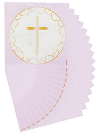 amscan 9915966 Rosa Botanical Celebration Servietten, Pink, Rose