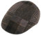 fiebig Gatsby Flatcap Patchwork braun Größe 56