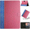 for Amazon Kindle Fire HD 8 2018/2017/2016 Stitching Solid Color Smart Leather Tablet Case