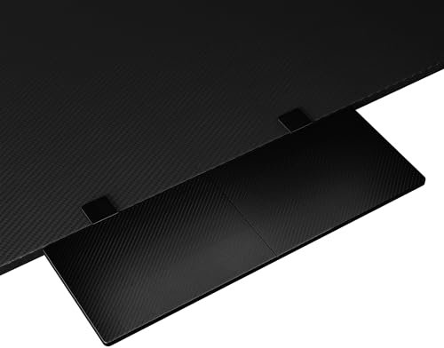 BONTEC Ergonomics Desk Extender Tray, 691 x 241mm Table Mount Desk Extender Shelf, 90° Foldable Table Extender, Clamp on Arm Rest for Desk, Suitable for Office Home Use,