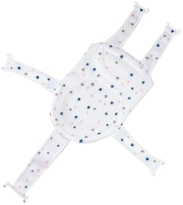 RTRTGS Hamac de Bain pour Bébé Antidérapan Hamac de Bain Hamac Porte Bébé en Maille Transat de Bain pour Bébé Antidérapant Hamac de Bain Pliable Tapis de Bain pour Bébé de 0 à 36 Mois