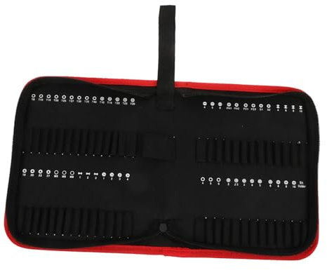 Veemoon Batch Storage Bag Zipper Bag Drill Bit Carrying Bag Small Tool Storage Bag Cloth Tool Bag Toolkit Heavy Duty Drill Organizer for Storage Tools Oxford Cloth 100mm Tool Roll Pouch