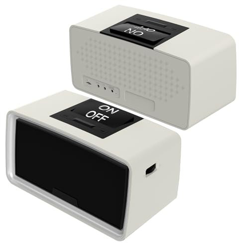 Healvaluefit Lettore musicale semplice per anziani, lettore audiolibri facile con scheda TF da 32 GB e lettore di schede per pazienti con demenza, Alzheimer, ipovedenti e ipovedenti (grigio)