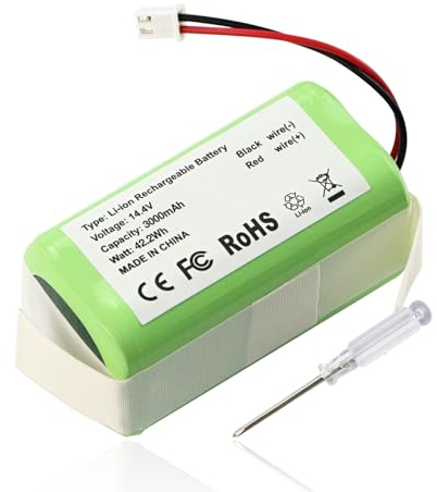 ANTIEE 2800mAh RVBAT850 Vacuum Cleaner Ersatz Akku für Shark Ion AV1010AE AV2501AE AV911 AV970 RV761 RV763 RV764 Heimroboter RoboVac 14.4V 40Wh