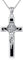 DAYLINLOVE Crucifix Pendant Necklace 925 Sterling Silver Jesus Cross Necklace Christian Jewelry for Men Boy Christmas Gifts