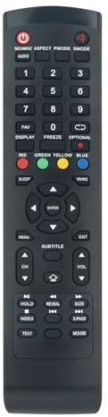 AULCMEET ND40S3000 Telecomando di Ricambio Compatibile con Nordmende 4K OLED Smart TV ND39S3000H ND32S3100HSMART AKTV433 AKTV3223 AKAI AKTV3227H ND40S3000 ND32N2200H ND32S3100H