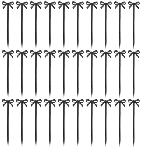 60 forchette da frutta, colore: nero, per cocktail, cupcake, cupcake, cocktail, antipasti, cocktail, feste, buffet, degustazioni di cibo