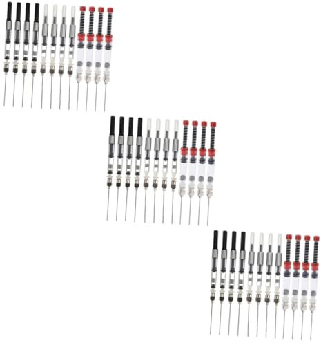 LALAFINA 3sets Pen Ink Spring Converter Fountain Pen Spring Filler Ink Auxiliary Absorber Refillable 12pcs*3