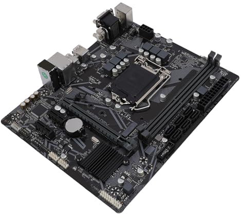 B460M D2V M ATX Motherboard, Doppio Canale DDR4, 6 Porte Seriali ATA III, 1 X M.2 Slot, USB 3.2 Gen, Scheda LAN Gigabit, Scheda Principale per Slot LGA 1200
