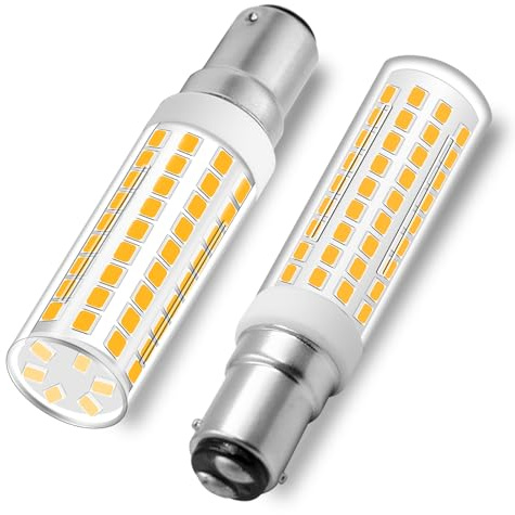 B15D LED Dimmbar 7W Ersatz für Osram Halolux Ceram 60W-75W Halogenlampe | Warmweiß 3000K,800LM, AC 220V, Leuchtmittel Bajonettfassung für Doppelkontakt, 2er-Set