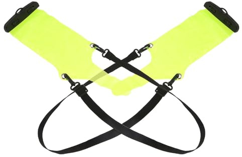 Kisangel 2Pcs Waterproof Two-Way Radio Carrying Case with Adjustable Strap Portable Marine Vhf Radio Sleeve Bag for Outdoor Sports in Light Green