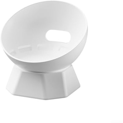 Silikon-Desktop-Ständer für Alexa für Echo Dot 4. und 5. Generation, platzsparender Sound und Sprachverbesserung mit Speichersockel (weiß)