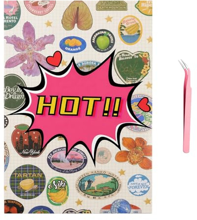 1000+ Stickerbuch Erwachsene mit Pinzette