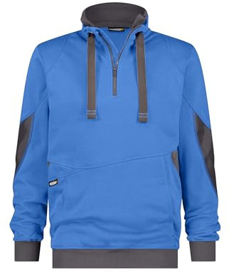 DASSY® Stellar Sweatshirt - Größe XS - AZURBLAU/ANTHRAZITGRAU