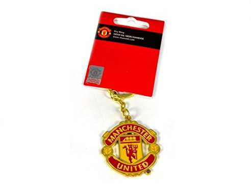 Manchester United Official Merchandise Football Club Sports Accessories, Gifts & Stationary Items. (Crest Keyring)